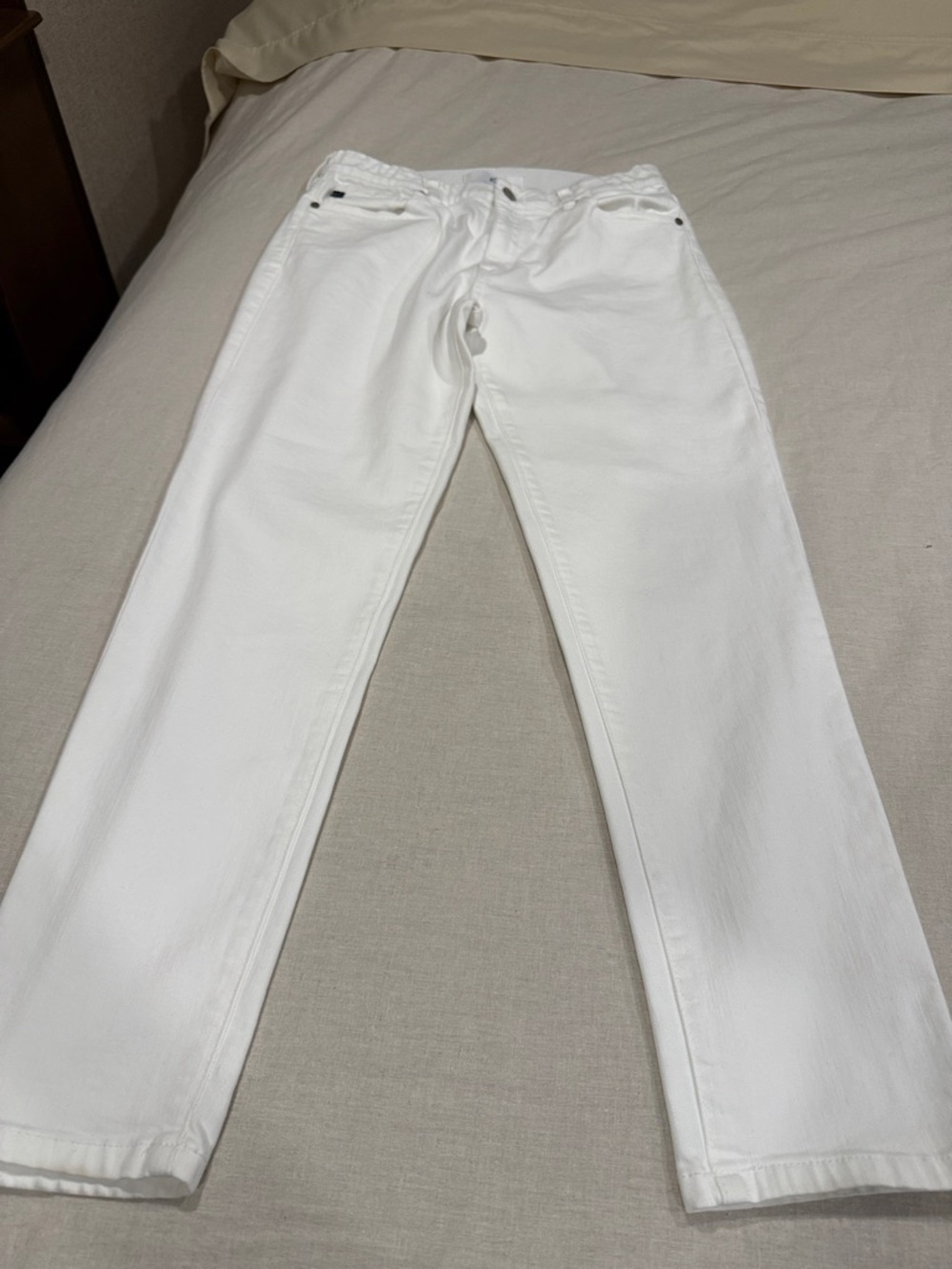 KanCan Women’s Slim Straight White Jeans size 11 - Picture 7 of 11